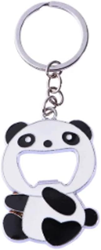 Cute Panda Bottle Opener Keychain - Portable Beer & Soda Opener Keyring, Durable Beverage Opener Tool for Men Women (Gift Idea)