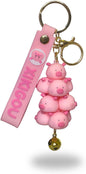 Cute Pig Keychain for Backpacks - Kawaii Panda Charms for Car Keys, Women & Kids Bag Accessories (Gift Ready)