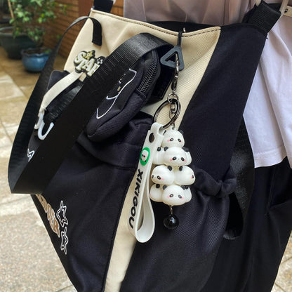 Cute Pig Keychain for Backpacks - Kawaii Panda Charms for Car Keys, Women & Kids Bag Accessories (Gift Ready)