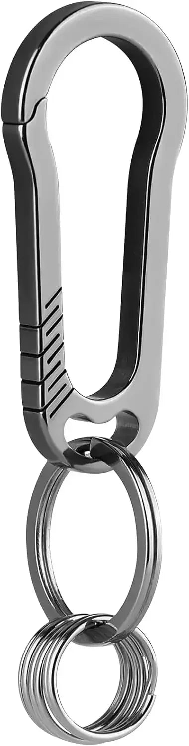 Titanium Key Chain, Carabiner Keychain Clip for Keys, Heavy Duty Car Key Chains Organizer for Men and Women
