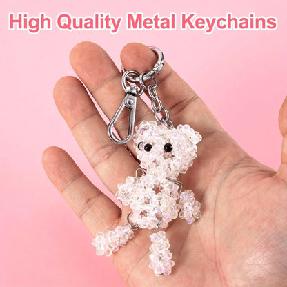 2 Sets Swivel Clasp Clip, Metal Swivel Snap Hooks, Double Opening Key Chain Clip with Key Ring for DIY Crafts Lanyard Making