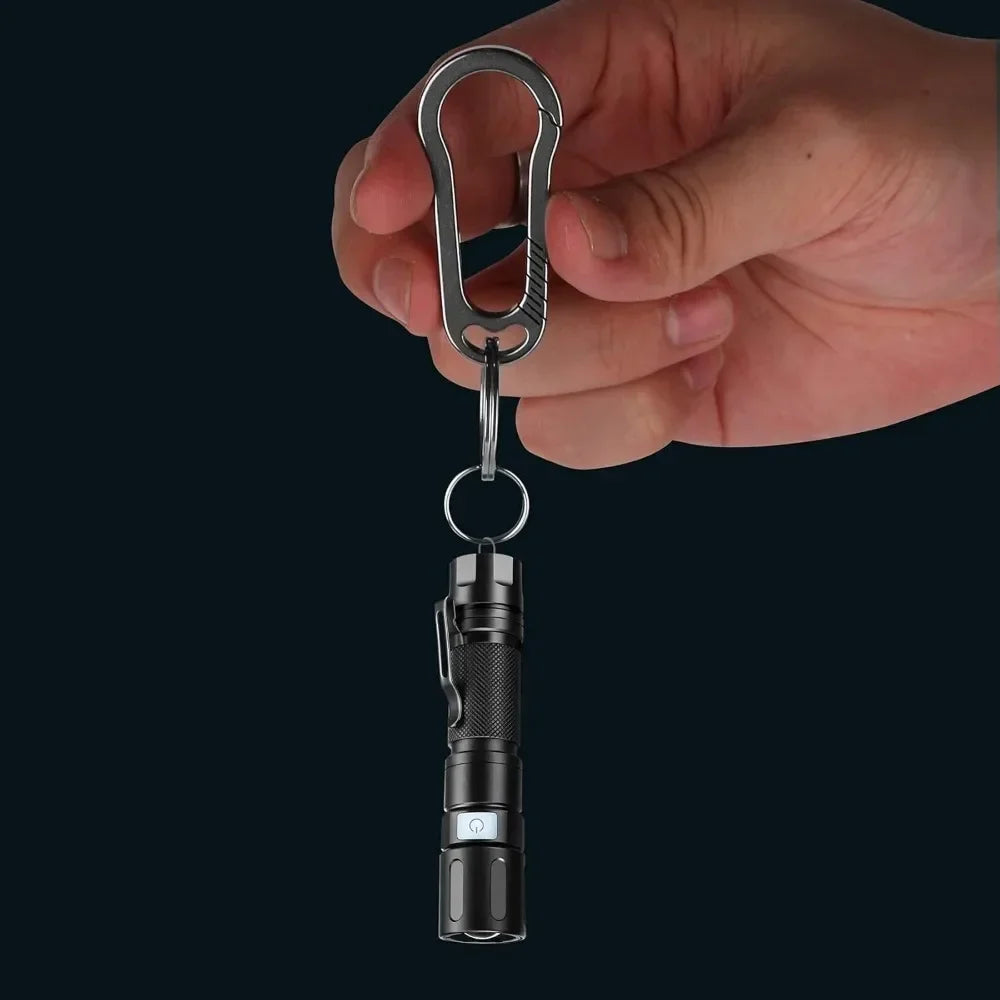 Titanium Key Chain, Carabiner Keychain Clip for Keys, Heavy Duty Car Key Chains Organizer for Men and Women