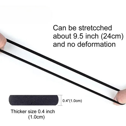 Hair Bands Hair ties for Thick Hair 100PC Seamless Cotton Simply Ponytail Holders Headband Scrunchies Hair Accessories No Crease