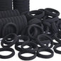 Hair Bands Hair ties for Thick Hair 100PC Seamless Cotton Simply Ponytail Holders Headband Scrunchies Hair Accessories No Crease